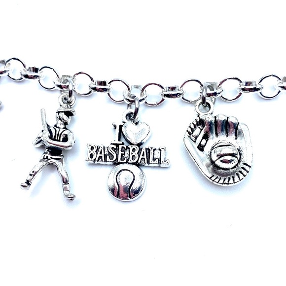 Baseball Charm Bracelet - Picture 4 of 9
